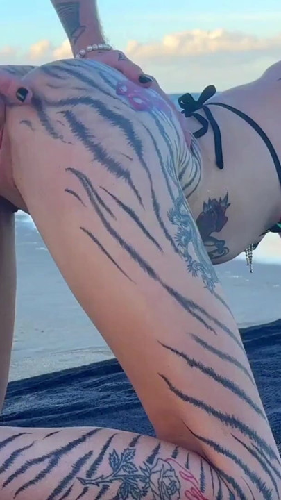 Fucking & Fisting My Wifes Best Friend At Public Nude Beach While People Watch From Afar! | Clip 2