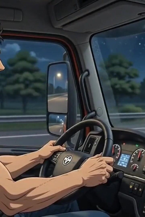 Ek lastbilschaufför gav en hiss till en tjej på motorvägen