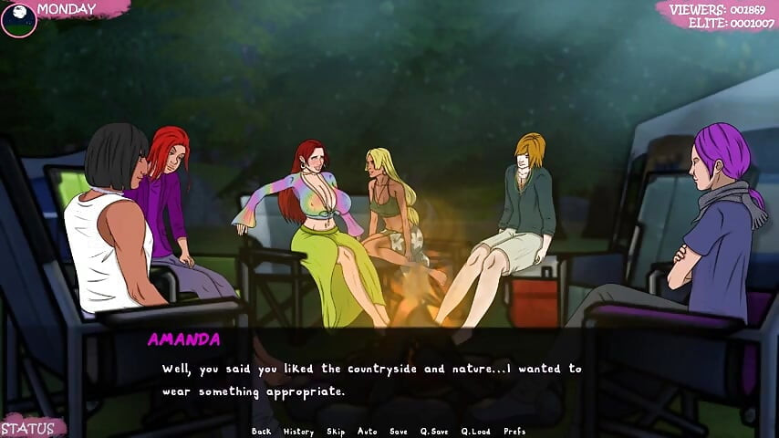 Lust town - gameplay - permainan peran - pesta pantai bukkake facial