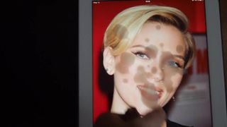 Cum on Scarlett Johansson - december 2014