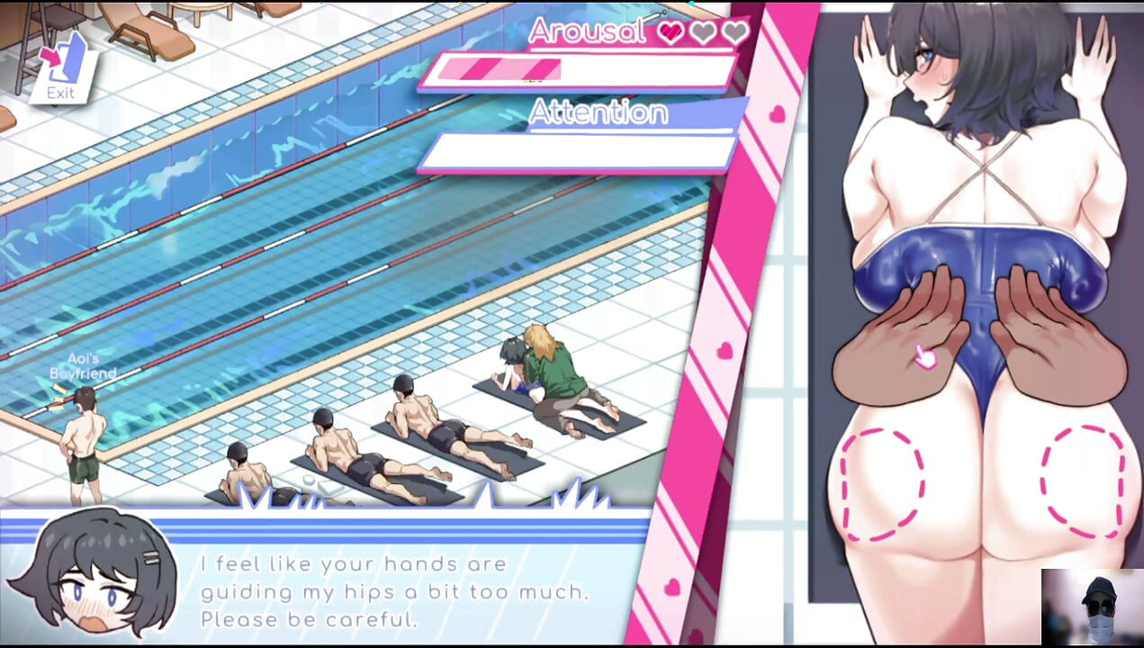 Ep-1 lifeguard holic! NTR Hentai game gameplay! I got a swimming pool and there are many hot girls!