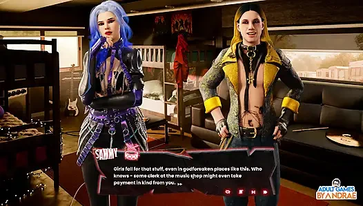 Sex, Sin & Rock'n'roll Gameplay Part 1 - Van Crash, Motel Stop & a Strange New Beginning