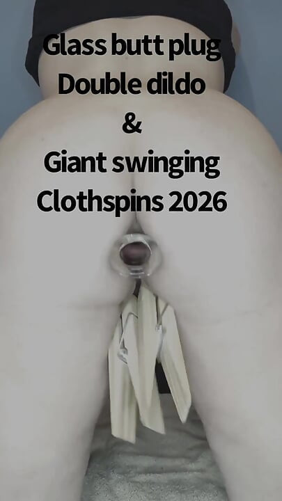 Anal Training and Giant Clothspins Asmr