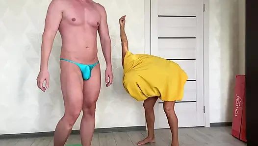 Stepson perfect body fuck milf ostrich orgasm