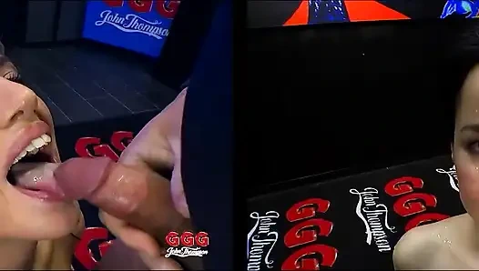 Ggg john thompson - pelacur sange lagi asik nyepong kontol dengan ganas