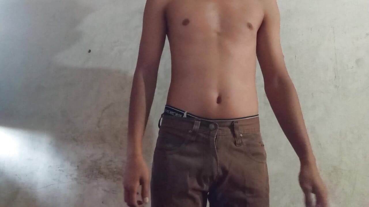 Solo boy enjoy masturbating