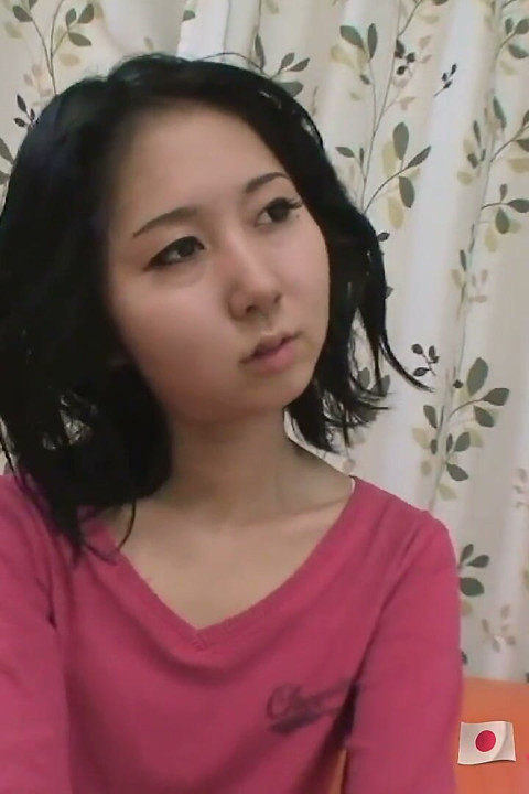 Small tits Japanese amateur gets pussy spread
