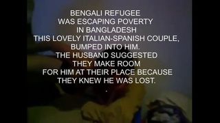 Pareja europea recibe refugiados bengalíes que se convierten en toros