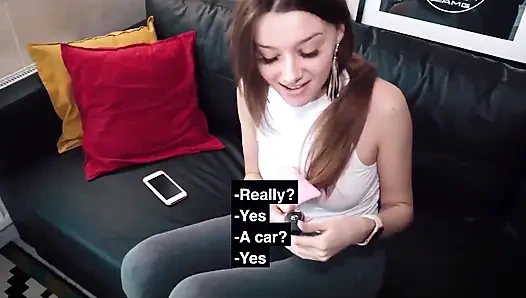 Step Sister Gets a Big Present for Her Birthday