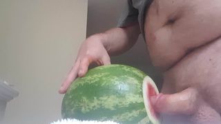 Just banging another tight watermelon again!