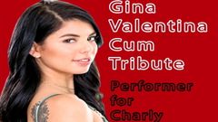 Трибьют спермы для Gina Valentina порнозвезды (сперма на видео - видео)