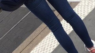 Jeans ass outdoor