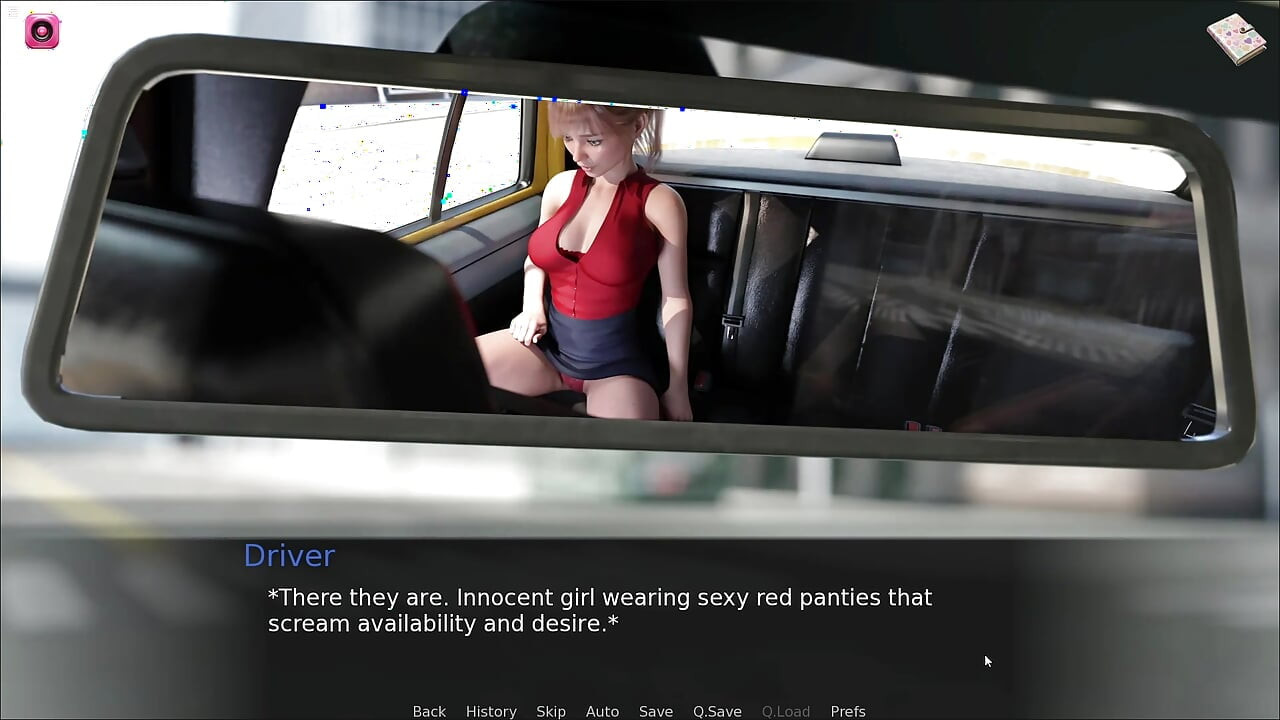 Sexy Girl Spreading Her Legs And Showing Panties To older Taxi Driver Guy