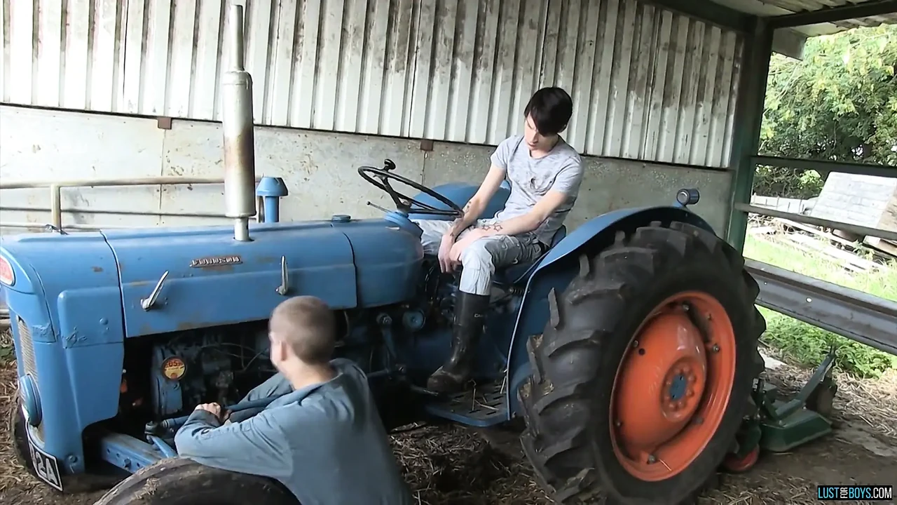 Threesome Boys on the Farm