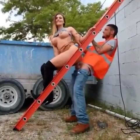 Testing ladder.