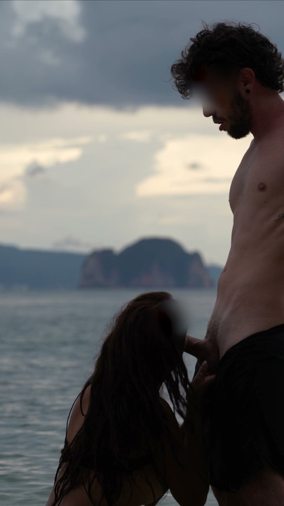She Milks Him Public – Cum in Mouth | Clip 1