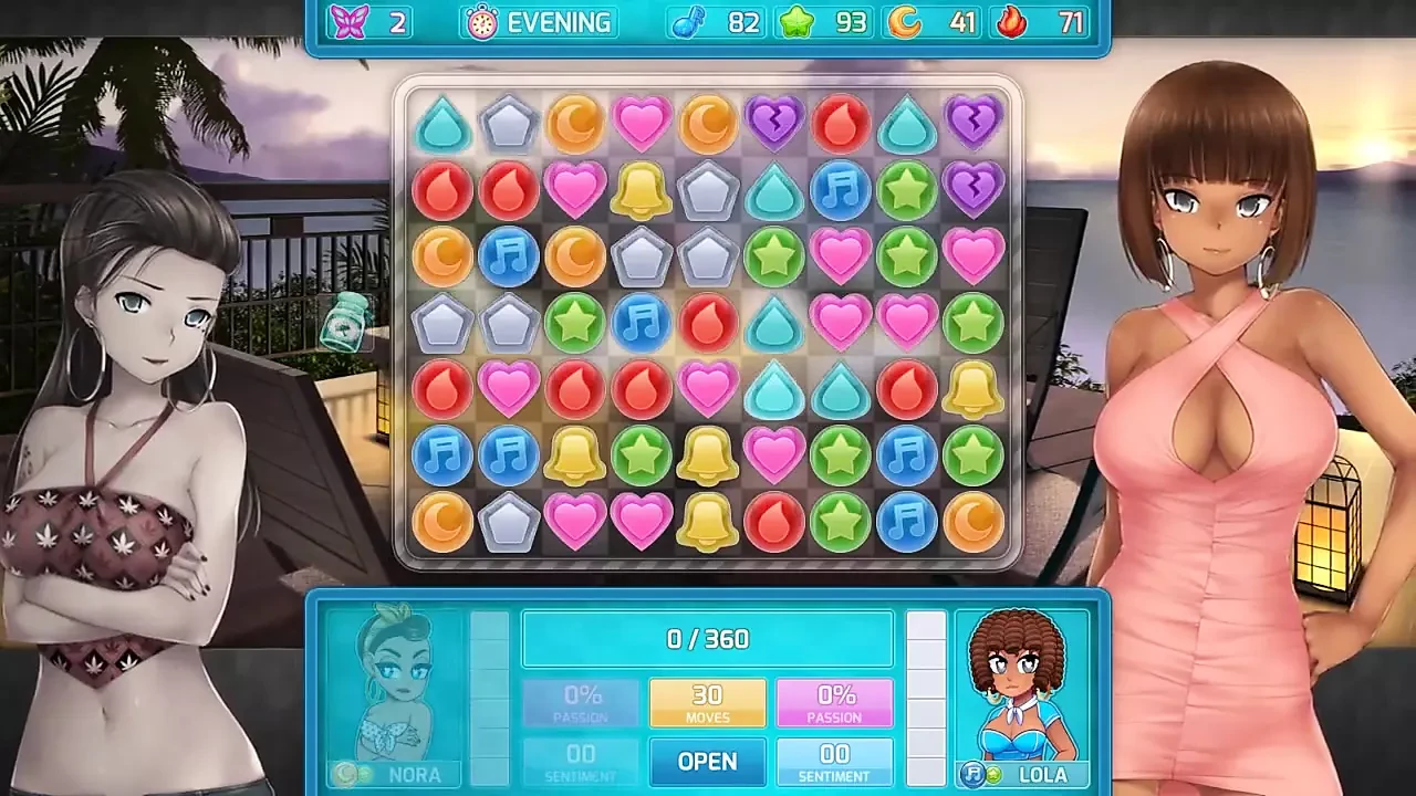 Huniepop 2 - Tarikh Berganda - Bahagian 6 Awek Pakaian Dalam Miang Oleh Loveskysan