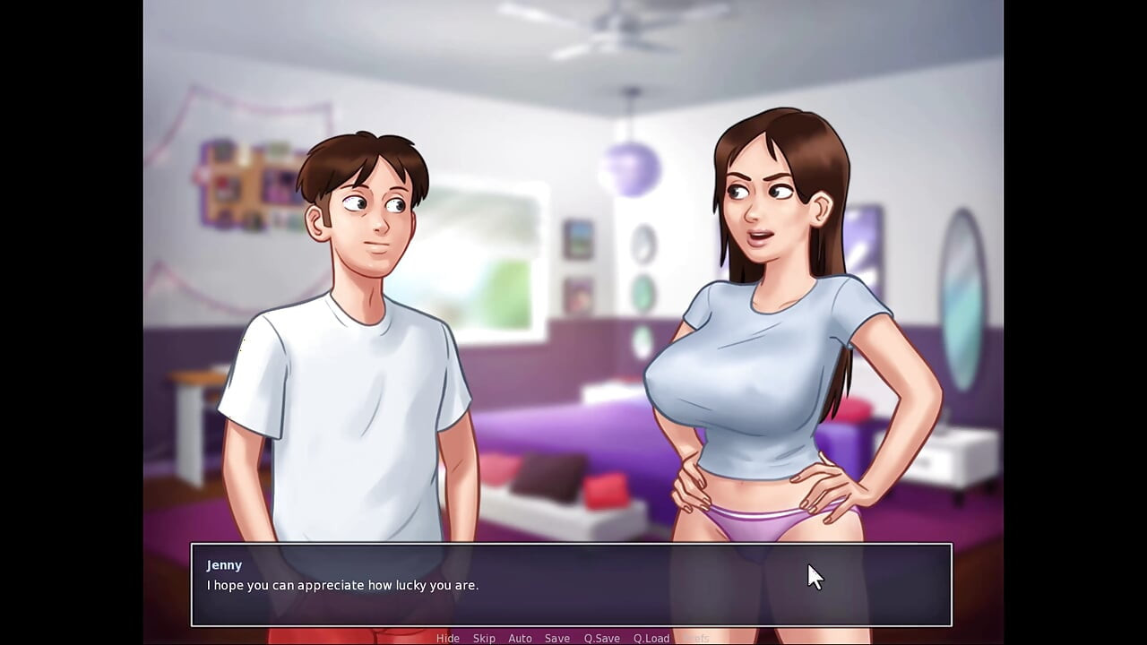 Summertime saga - ive had to pay Jenny to see her tits