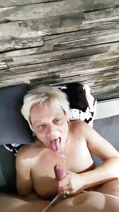 Compilation of a MILF Who Loves to Receive Cum Everywhere