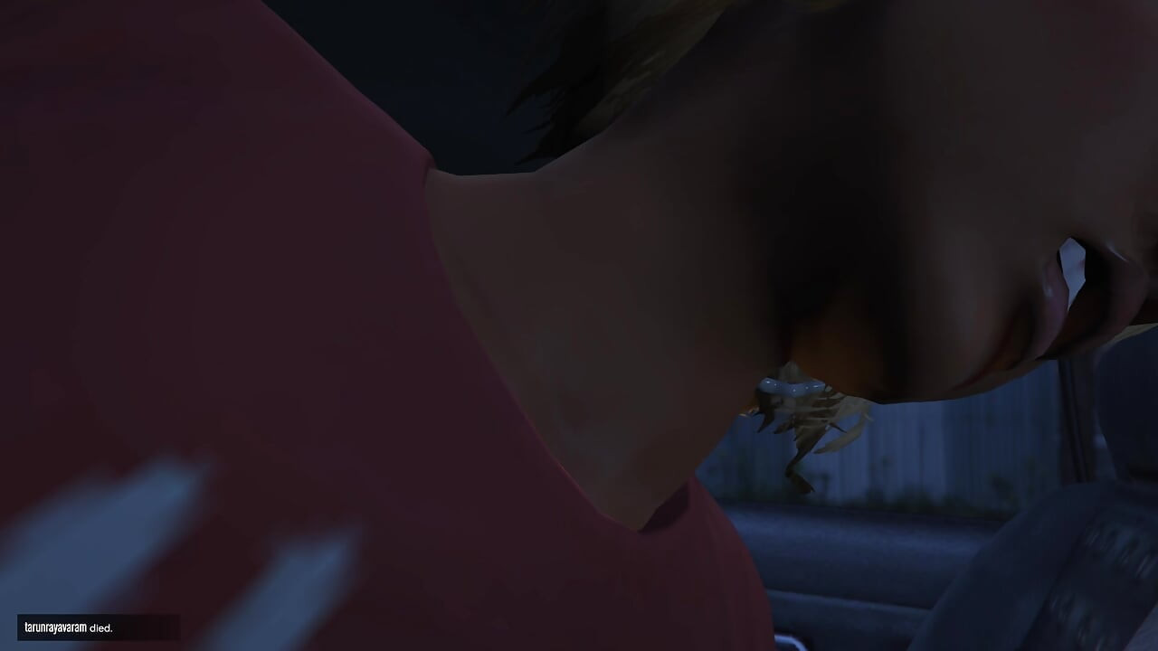 Sexy com prostituta à noite