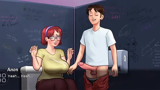 Teenie-mädchen zeigt ihre möpse