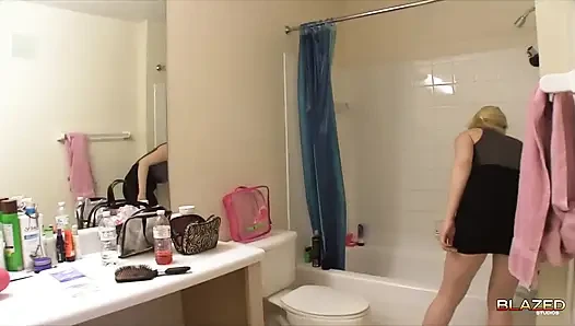 Skylar Madison - Stepbrother Shower Handjob