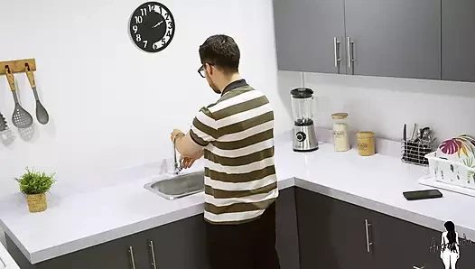 Robbed porn video – My GF and I Wanted to Rob His Place but He Fuck Us Instead.