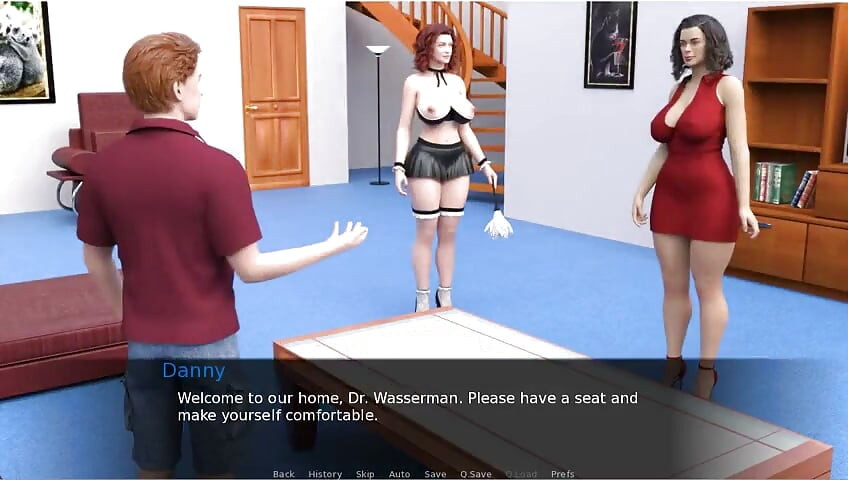 Milftopia - Gameplay - Roleplay - Lesbian MILF Strapon, Split Roast and Dual Anal