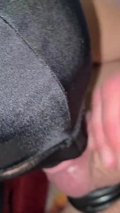 Gloves Blowjob - Sucking and Spitting – Cock and Balls | Clip 3
