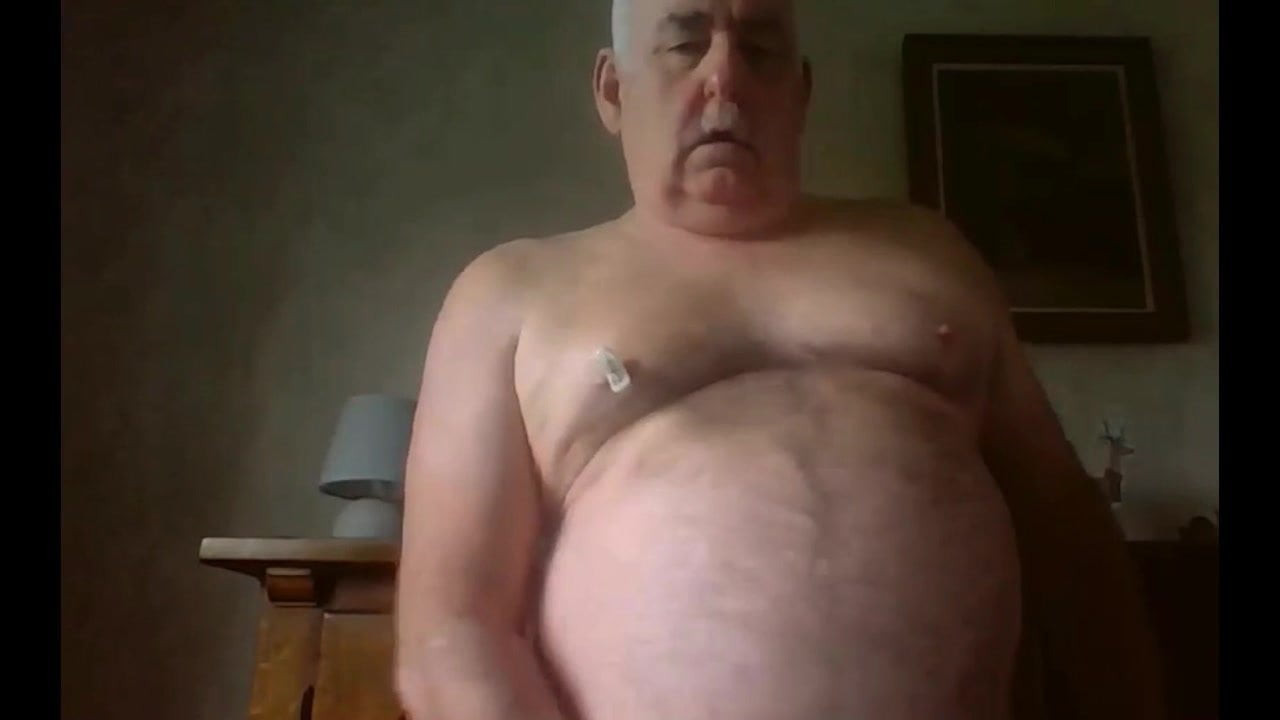 grandpa stroke on webcam
