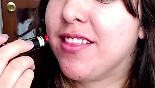 Lippenstift, Küssen und Blowjob