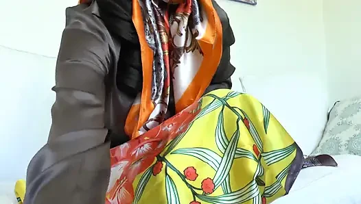 Exciting Satin Scarf Games! Lady Victoria Valente