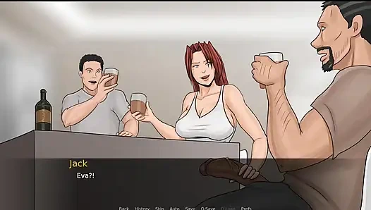 Ekstasi Eva #10 si cewek hot rambut merah selingkuh dari pacar sama ayah tirinya