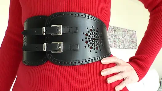 Ikat pinggang ketat lebar bagian 79 lady victoria valente