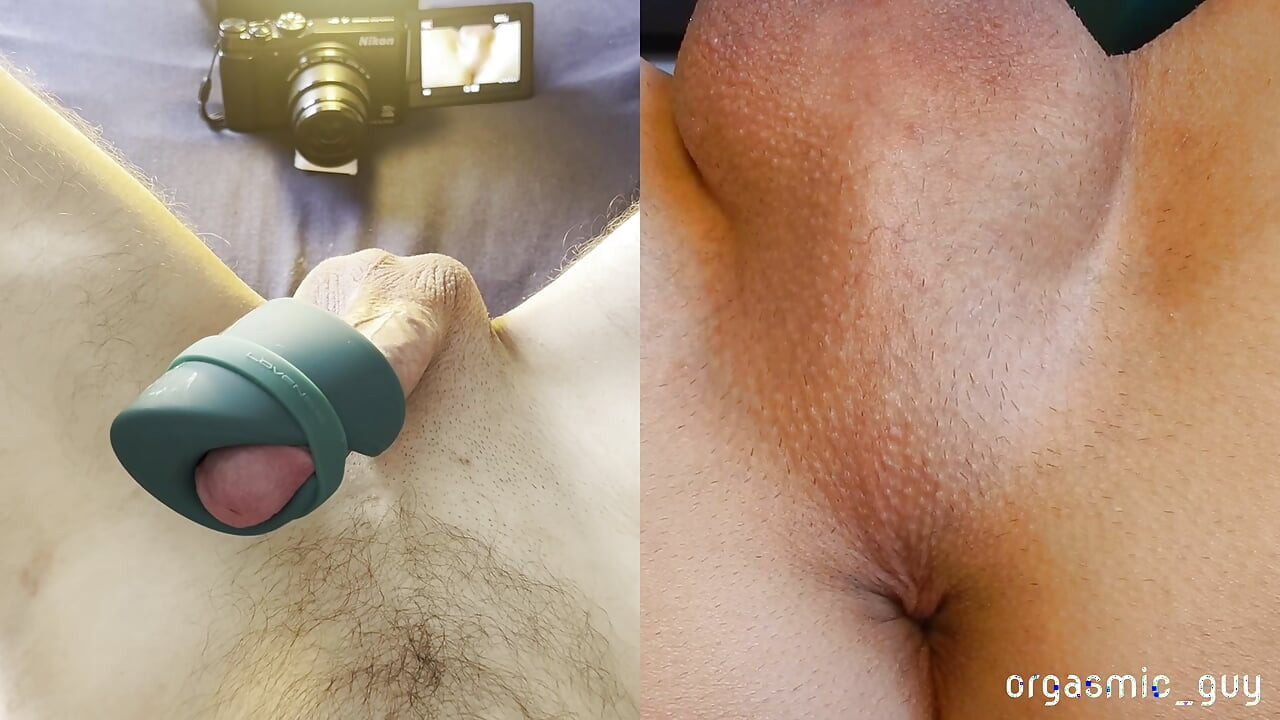 My favorite Toy gives me an intense Orgasm - Split View with Orgasmic Contractions
