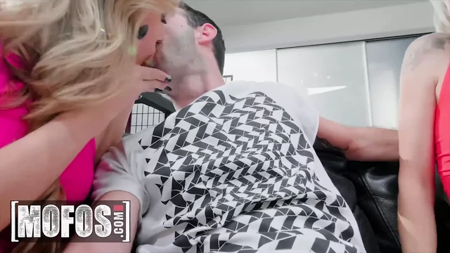 Sexy Stepsisters Kali Roses and Elsa Jean Get Jizzed
