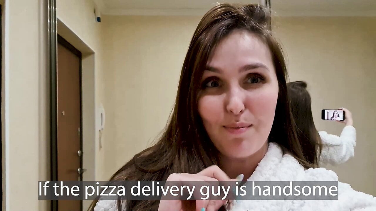 Pizza-Lieferbote fickte Hausfrau und aß Pizza