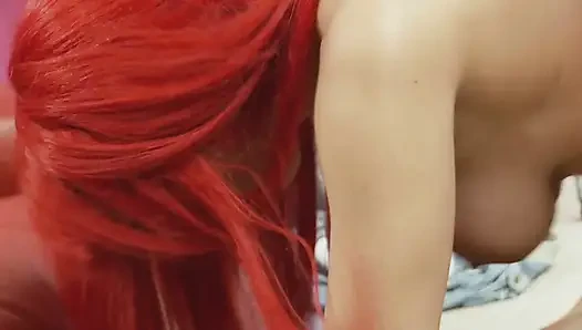 Redhead is just trying to take a break but cant beacuse of horny fuckers