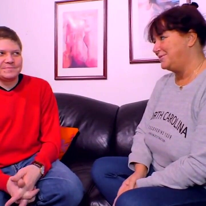 Huge boobs chubby tattooed milf loves young cock in pussy in mouth