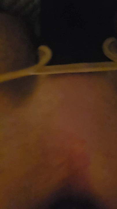 Fucking myself while locked