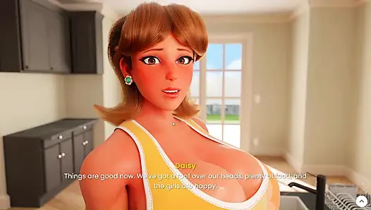 Orta yaşlı seksi kadın Daisy 4k malikanede tüm sahne