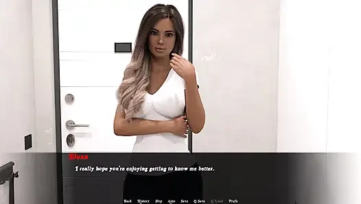 A beautiful dyed brunette invites you to a photo shoot.
