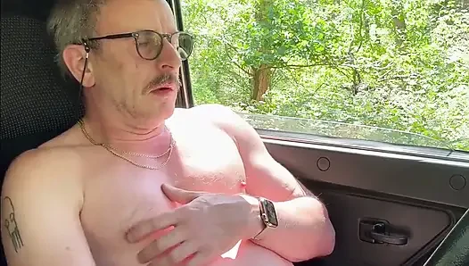 Jerk off in the Woods