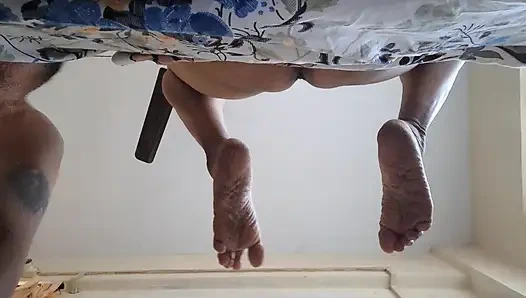 Susma teyze erkek arkadaşıyla seks yapıyor