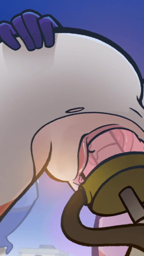 Mei's Project - The Voluptuous Yu Takeyama from My Hero Academia Testing the Great Invention of the Beautiful Mei | Clip 1