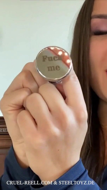 Must-see moment from "Cruel Reell Plays with 35mm Stainless Steel Buttplug  Elegant Anal Pleasure by Steeltoyz"