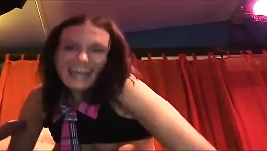 Mature Babes Double Stuffed in Sloppy Gangbang Orgy