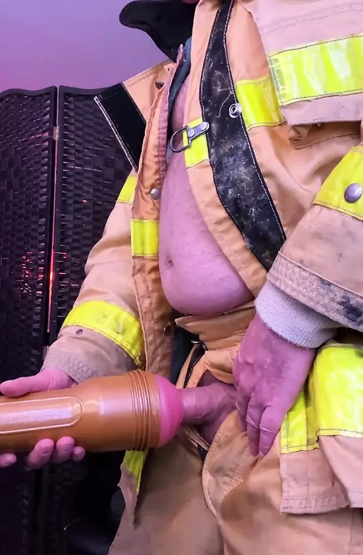 Πυροσβέστης Fleshlight διασκέδαση και χύσιμο