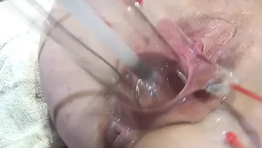10 Far Spread Pussy Close up Fucking with Lamp 1000 Watt