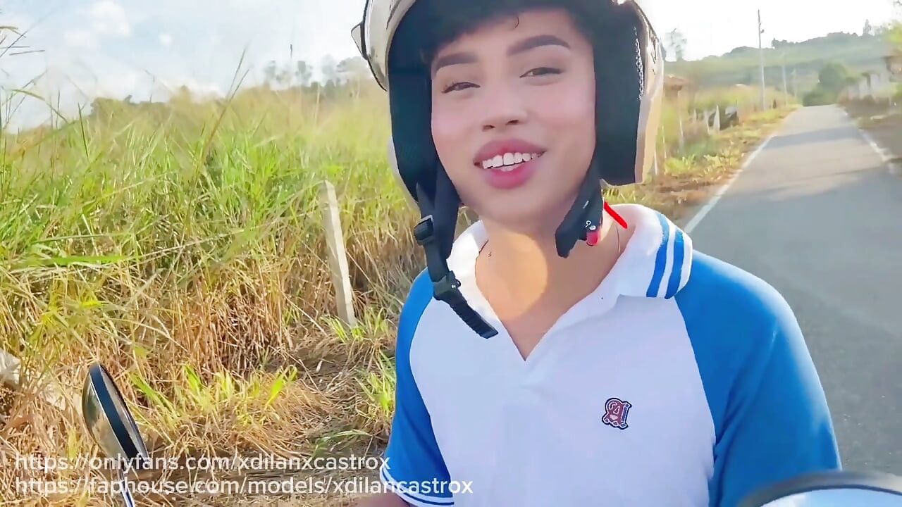 Cruising Fucking Beautiful Young Man on the Road I Cum Inside His Ass Gay Creampie